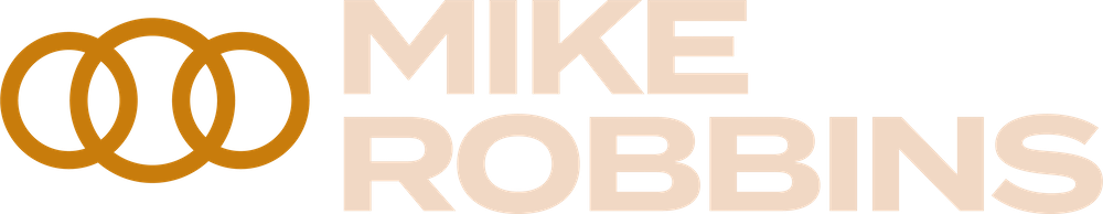 Mike Robbins Stacked Logo - Light